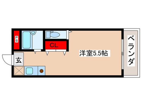 国立サンハイツの物件間取画像